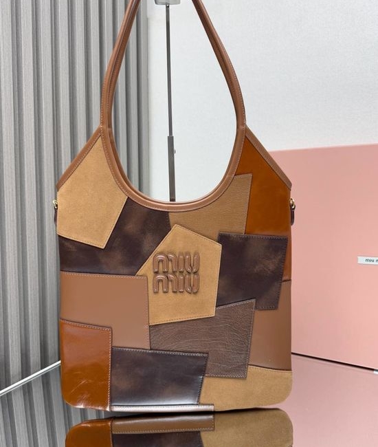 Miu Miu Isetan Limited Tote Stitched Logo Bag 5BG231