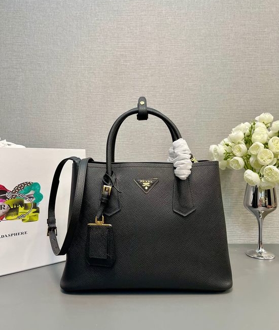 Prada Classic Saffiano Leather Medium Shopping Tote 1BG2775
