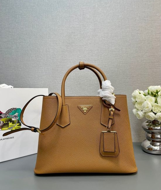 Prada Classic Saffiano Leather Medium Shopping Tote 1BG2775