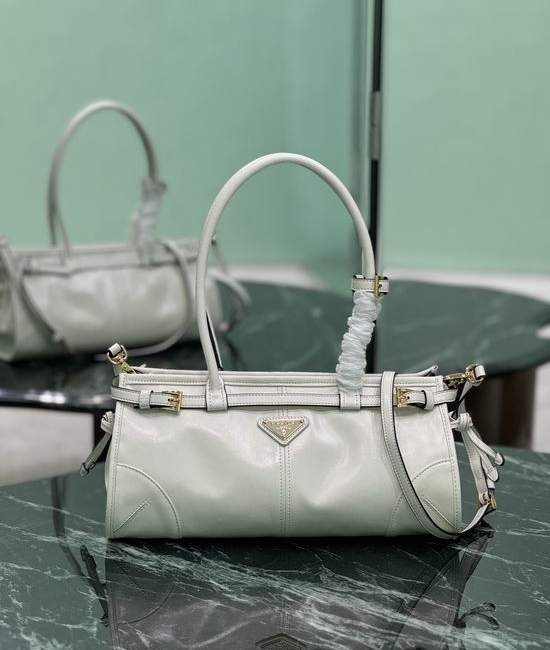 Prada SoftLux Leather Detachable Shoulder Strap Bag 1BA426