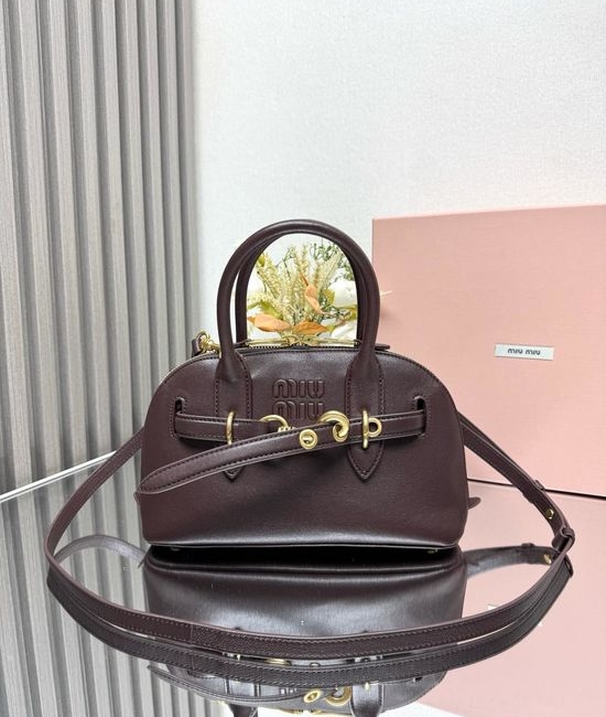 Miu Miu Aventure Nappa Leather Top-handle Bag 5BB169