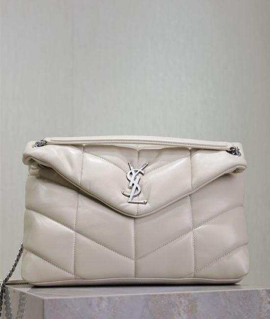 Yves Saint Laurent YSL Loulou Puffer Quilted Lambskin Bag 577475-1