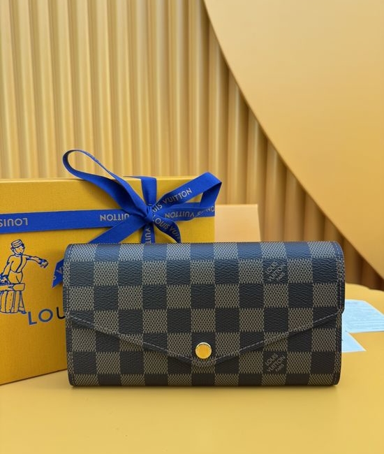 Louis Vuitton LV Sarah Damier Ebene Wallet N63209