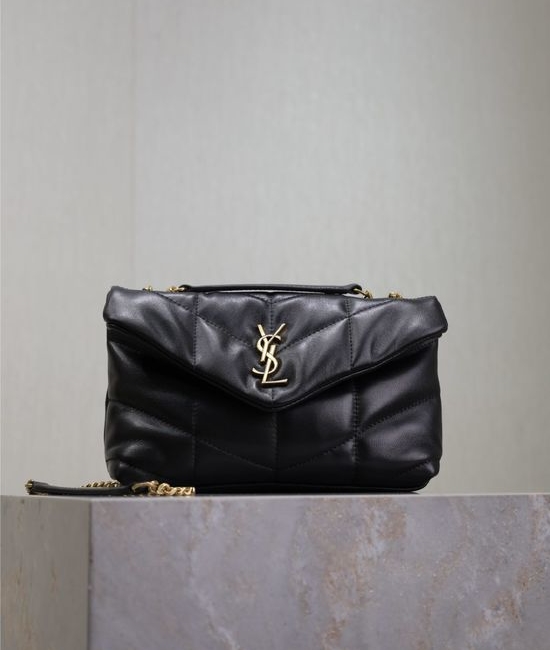 Yves Saint Laurent YSL Loulou Puffer Mini Quilted Lambskin Bag 759337