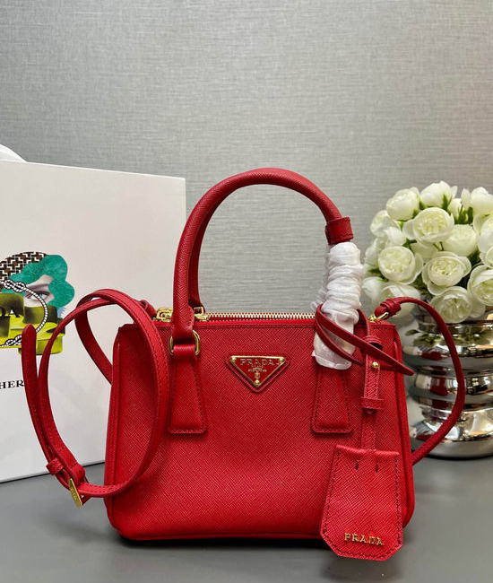 Prada Galleria Saffiano Leather Mini Satchel 1BA906