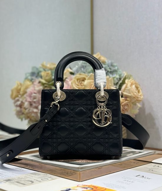 Christian Dior CD LADY Christian Dior CD Cannage Lambskin Handbag 0538