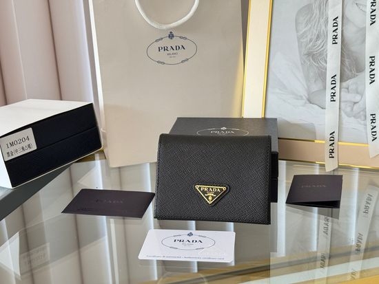 Prada Saffiano Leather Bi-fold Wallet 1M0204