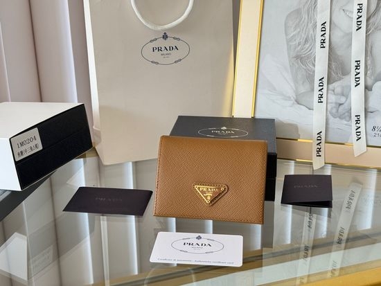 Prada Saffiano Leather Bi-fold Wallet 1M0204