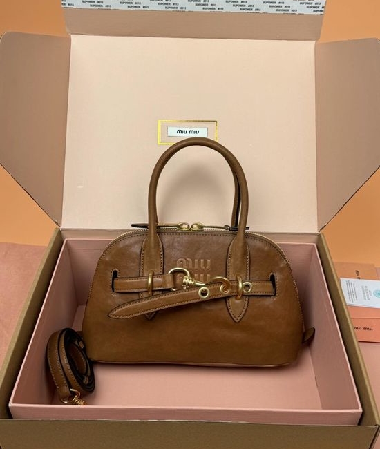 Miu Miu Aventure Nappa Leather Handbag 5BB169