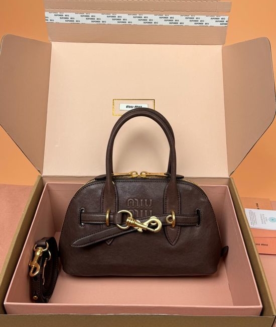 Miu Miu Aventure Nappa Leather Handbag 5BB169