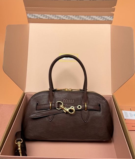 Miu Miu Adventure Nappa Leather Satchel 5BB168