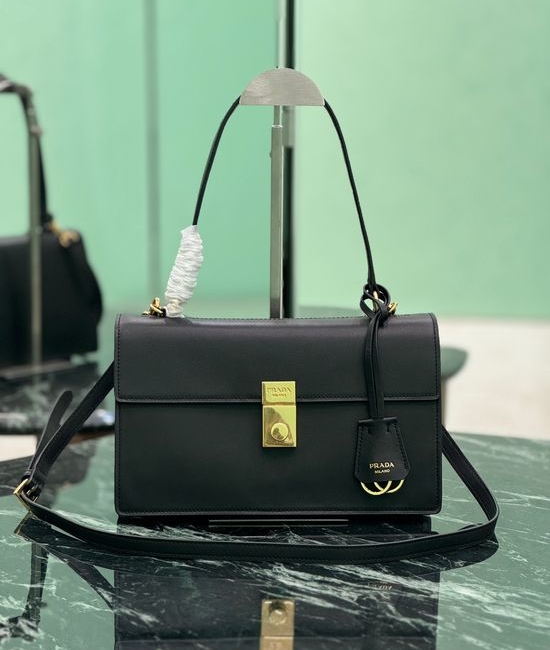 Prada SoftSound Suede Tote Handbag 1BN023