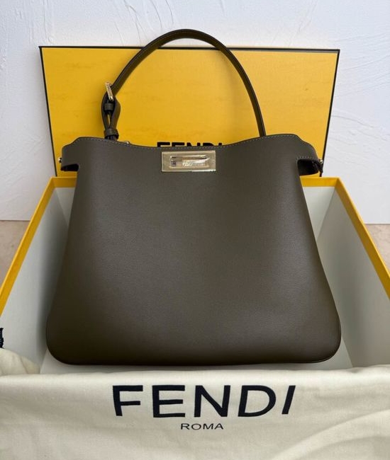 Fendi Peekaboo Soft Calfskin Handbag 8877