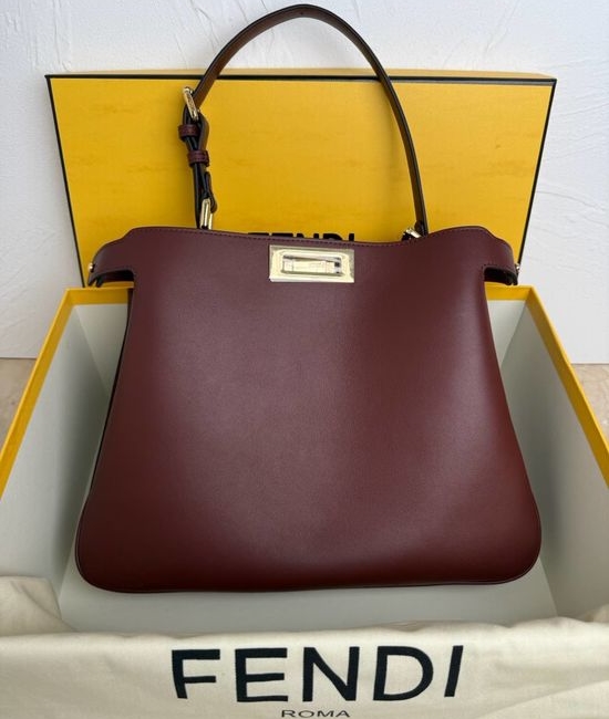 Fendi Peekaboo Soft Calfskin Handbag 8877