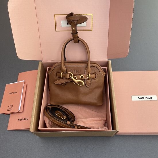 Miu Miu Adventure Crossbody Bag Nappa Leather 5BG037