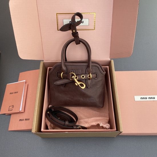 Miu Miu Adventure Nappa Leather Crossbody Bag Charm 5BG037