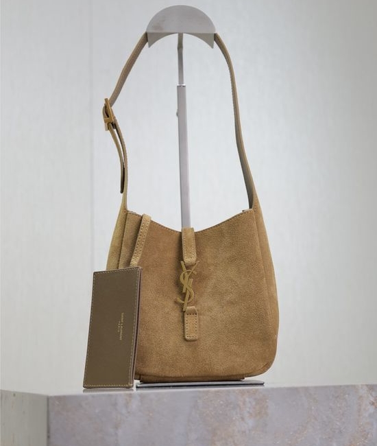 Yves Saint Laurent YSL LE 5A7 Mini Shoulder Bag Suede Retro 809461