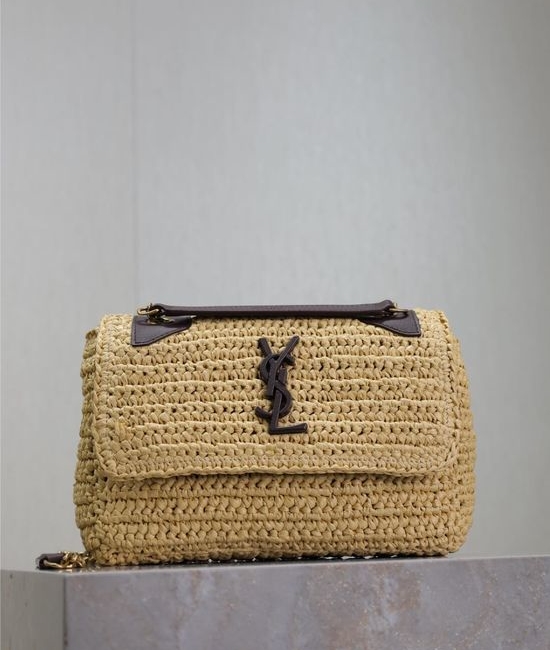 Yves Saint Laurent YSL Niki Woven Bag Artistic and Casual 11795