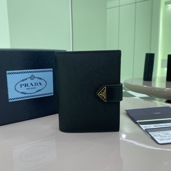 Prada Saffiano Leather Small Wallet 1MV204