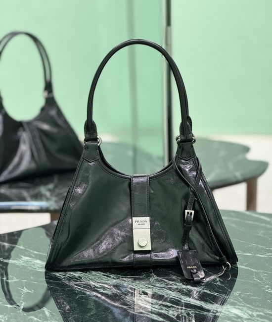 Prada Runway Leather Top Handle Bag 1BG563