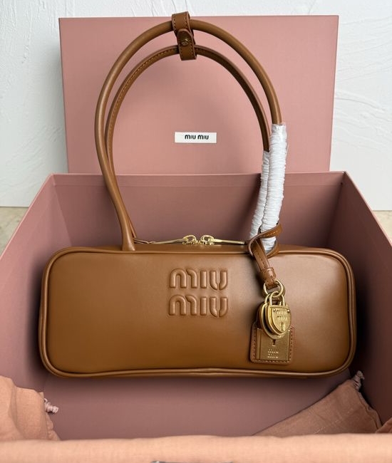 Miu Miu Beau Leather Top Handle Bag 5BB173