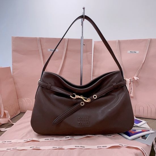 Miu Miu Aventure Leather Shoulder Bag 5BC181