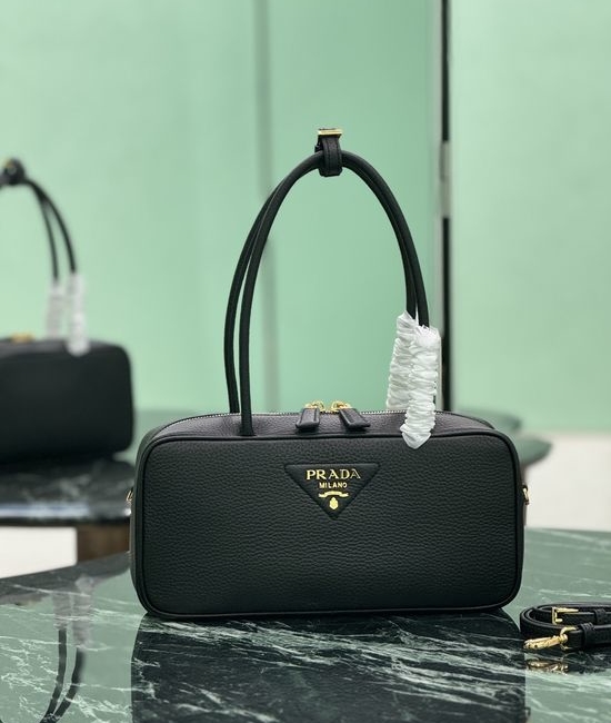 Prada Long Handle Tote Bag Leather 1BB126