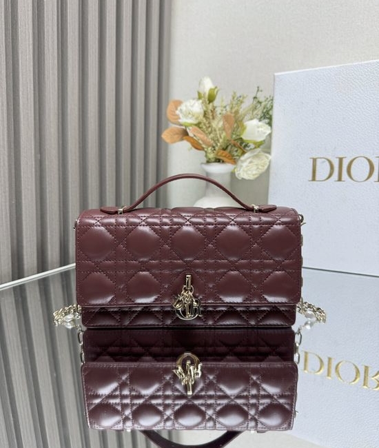 Christian Dior CD Lady Christian Dior CD Lambskin Clutch 0809