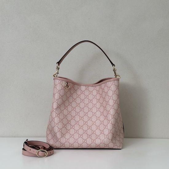 Gucci Leather Tote Bag Pink Glue 815103