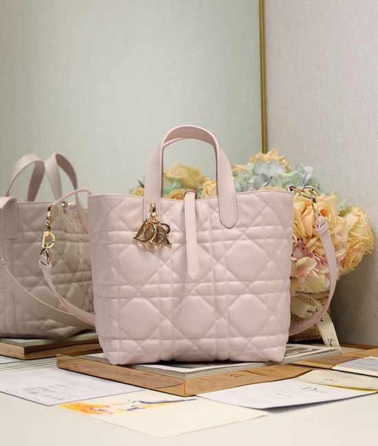 Christian Dior CD Toujours Quilted Vertical Handbag 2836