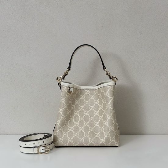 Gucci White Leather Handbag 815118