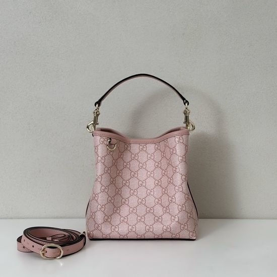Gucci Handbag Pink Rubber 815118