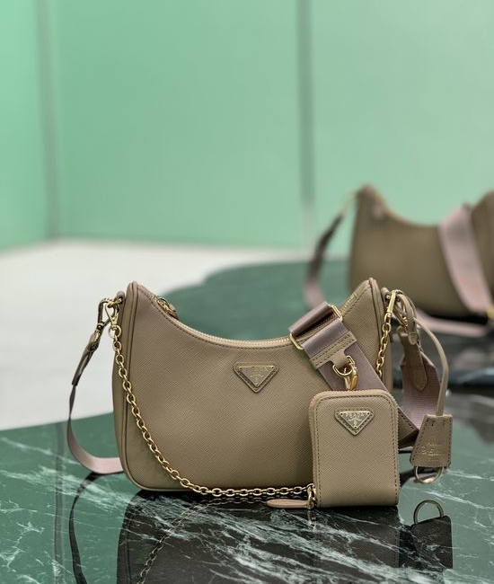 Prada Hobo 3-in-1 Saffiano Leather 1BH204