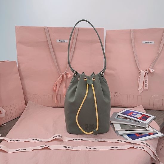 Miu Miu Canvas Bucket Bag 5NR038