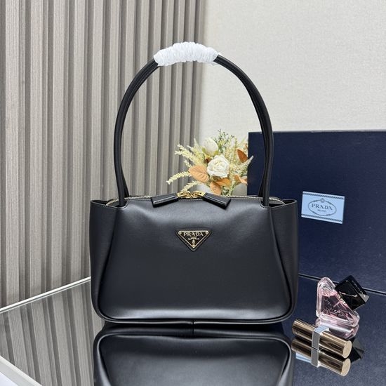 Prada Shoulder Bag Cowhide Lambskin Hardware 1BA444