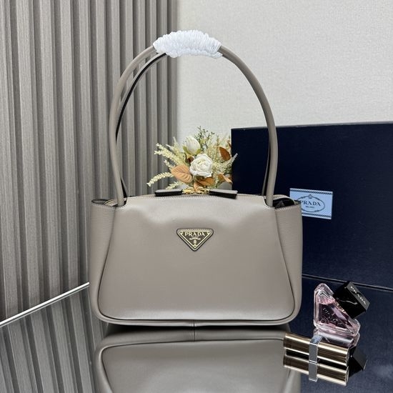 Prada Shoulder Bag Cowhide Lambskin Hardware 1BA444