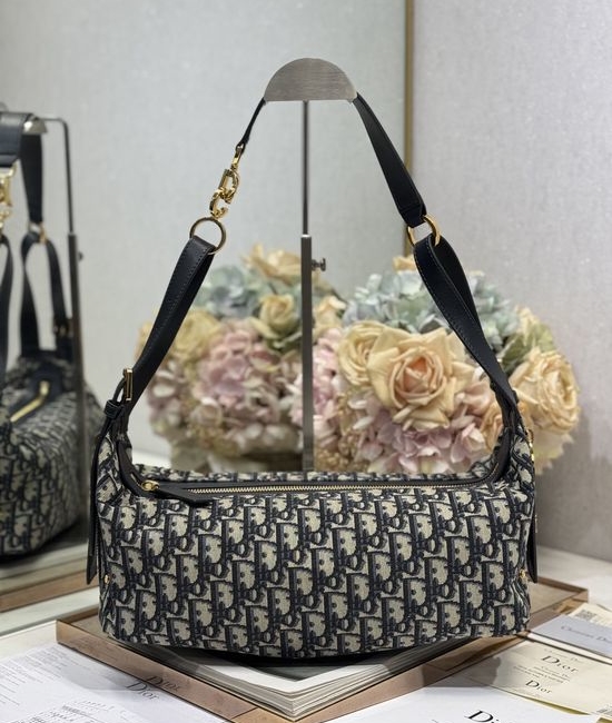 Christian Dior CD D-Journey Medium Oblique Handbag 2417