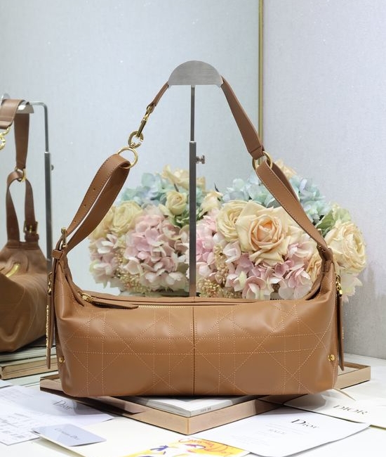 Christian Dior CD D-Journey Caramel Medium Handbag 2417