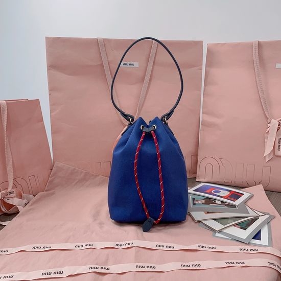 Miu Miu Canvas Bucket Bag 5NR038