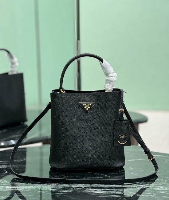 Prada Classic Saffiano Leather Bucket Bag 1BA212