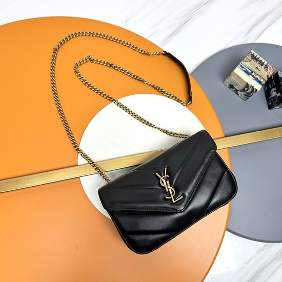 Yves Saint Laurent YSL LouLou Mini Lambskin Shoulder Bag 821749