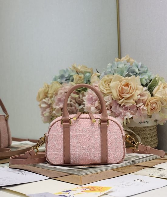 Christian Dior CD D-Vibe East-West Mini Tweed Bag 2388