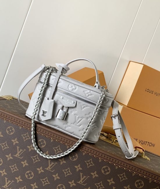 Louis Vuitton LV Vanity Chain Pouch Taro Gray M13593