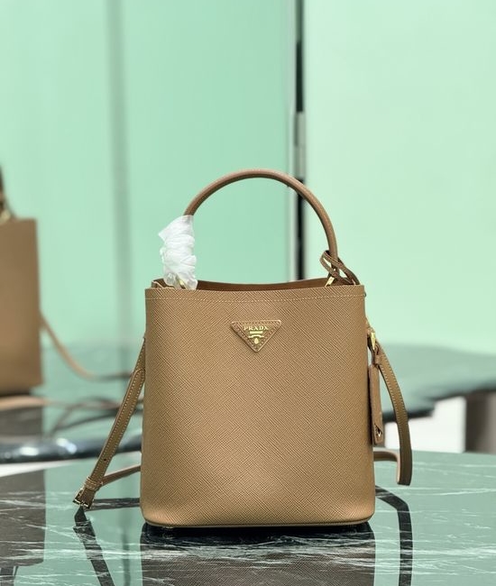 Prada Classic Saffiano Leather Bucket Bag Large 1BA212