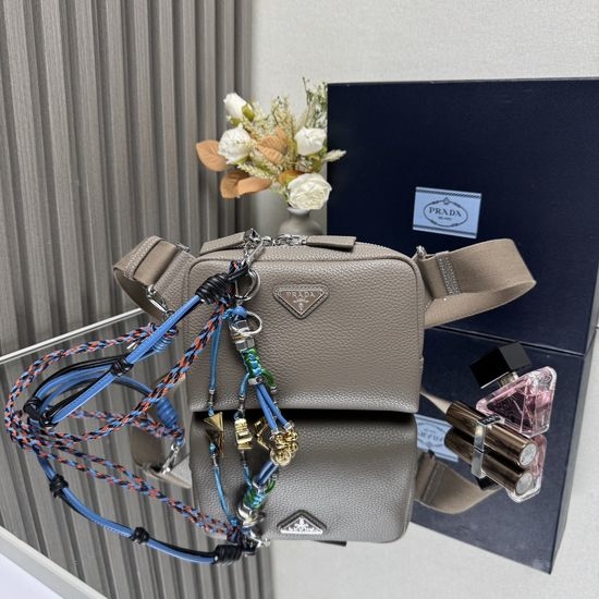 Prada Leather Crossbody Chest Bag 2VH184