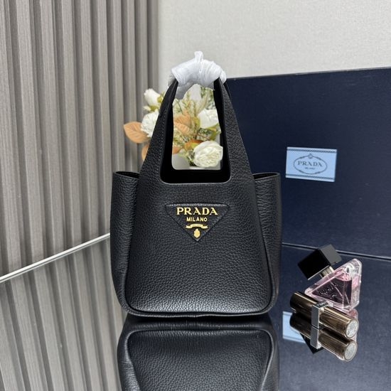 Prada Panier Mini Leather Tote Bag 1BA349