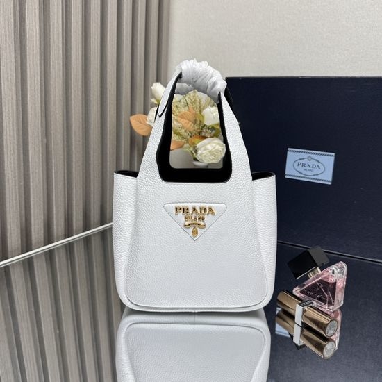 Prada Mini Deconstructed Leather Tote Bag 1BA349