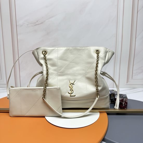 Yves Saint Laurent YSL Jamie Leather Tote Bag 809824