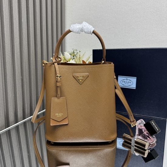 Prada Saffiano Leather Bucket Bag 1BA212