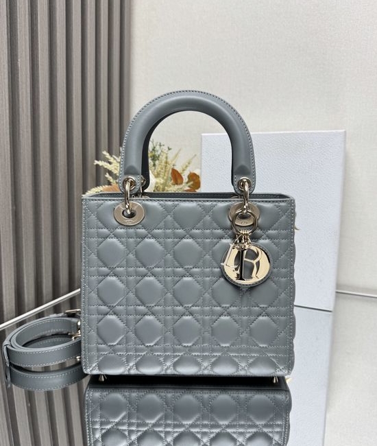 Christian Dior CD Lady ABC Lambskin Shoulder Bag